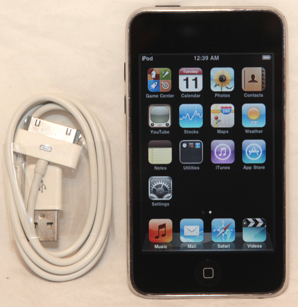 Apple IPod Touch 8GB 2nd Generation MB528LL A1288 4.2.1 (8C148) Black 8 ...